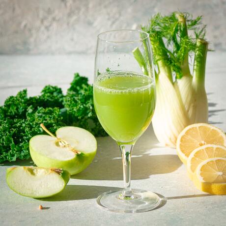 Jus de fruits fraîchement pressés