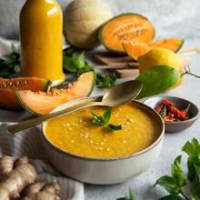 Soupe froide au melon